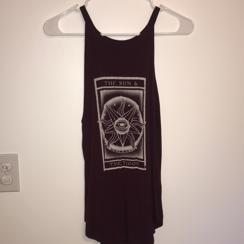 american eagle flowy halter top